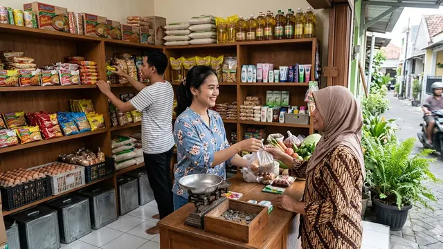 Ide Warung Rumahan untuk Pasangan Baru (Foto: Gemini AI)