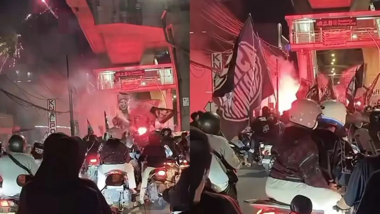 Konvoi remaja bikin onar di Pesanggarahan, Jakarta Selatan