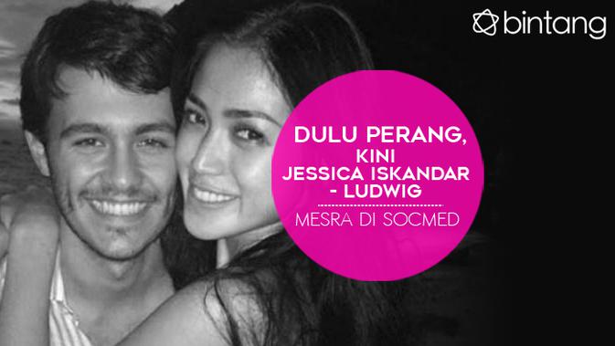 Dulu Perang, Kini Jessica Iskandar - Ludwig Mesra di Socmed - News & Entertainment Fimela.com