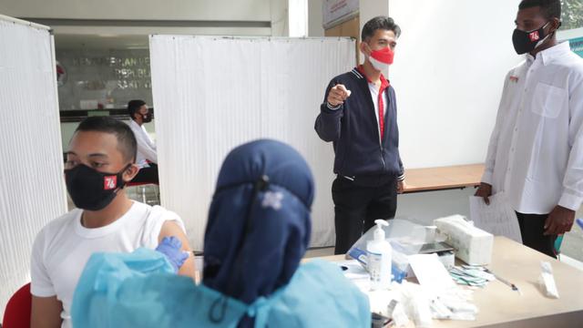 Paskibraka, Paskibraka Nasional 2021, Paskibraka 2021, Paskibraka Nasional, Vaksinasi COVID, vaksin