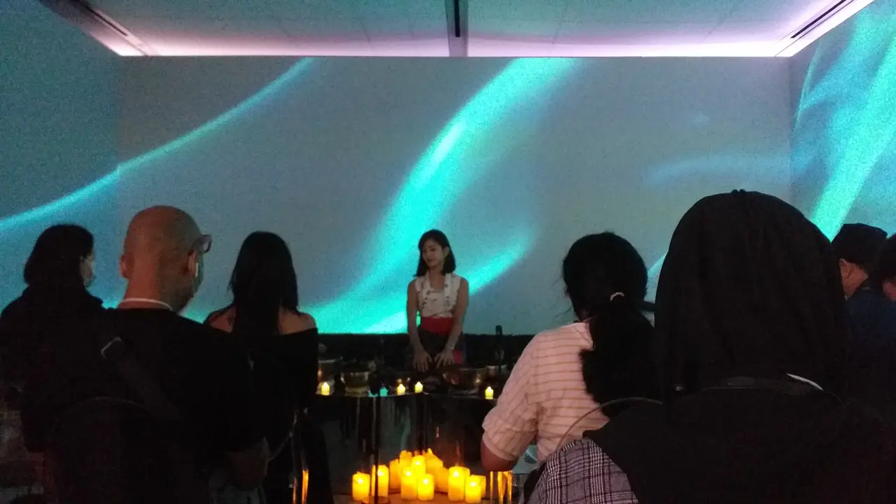 Sesi Silent Meditation bersama Adeline Windy