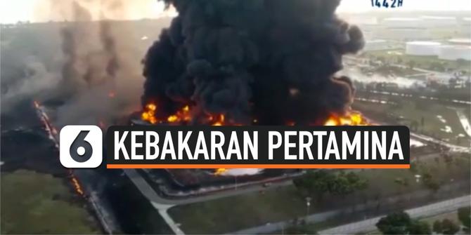 VIDEO: Ratusan Orang Dievakuasi dari Kebakaran Kilang Pertamina
