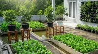 8 Ide Pekarangan Produktif untuk Rumah yang Sering Kebanjiran, Tetap Hijau dan Estetis