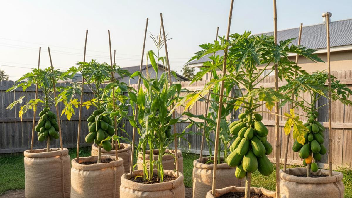 10 Model Kebun Mini dengan Karung Bekas, Solusi Lahan Sempit