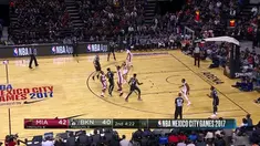 Berita video game recap NBA 2017-2018 antara Miami Heat melawan Brooklyn Nets dengan skor 107-104.