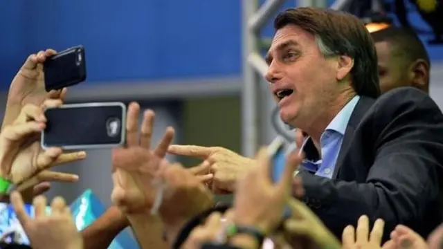 Jair Bolsonaro, politikus Brasil yang dinilai memiliki sikap rasis seperti Presiden Donald Trump (AFP)