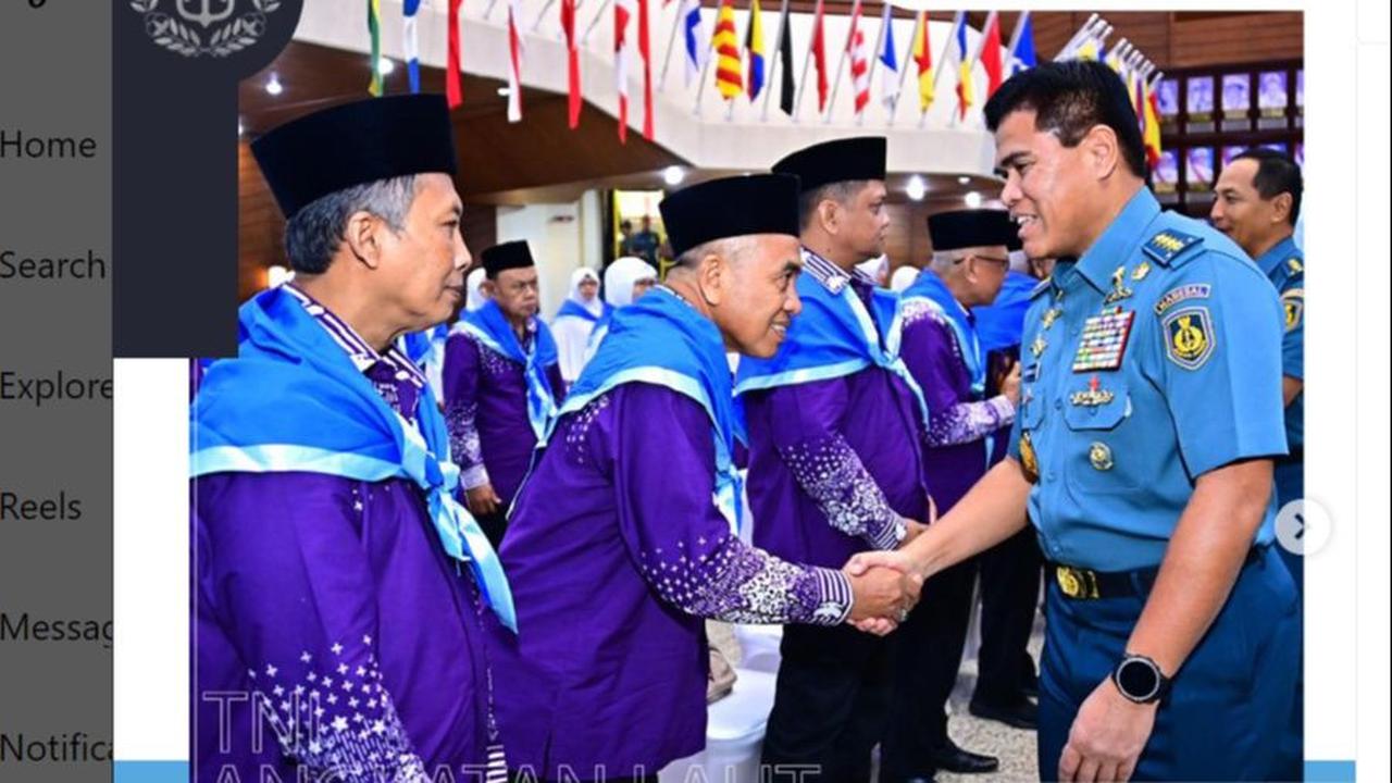 Potret Prajurit TNI AL Berangkat Haji, Kasal Muhammad Ali Beri Pesan Penting