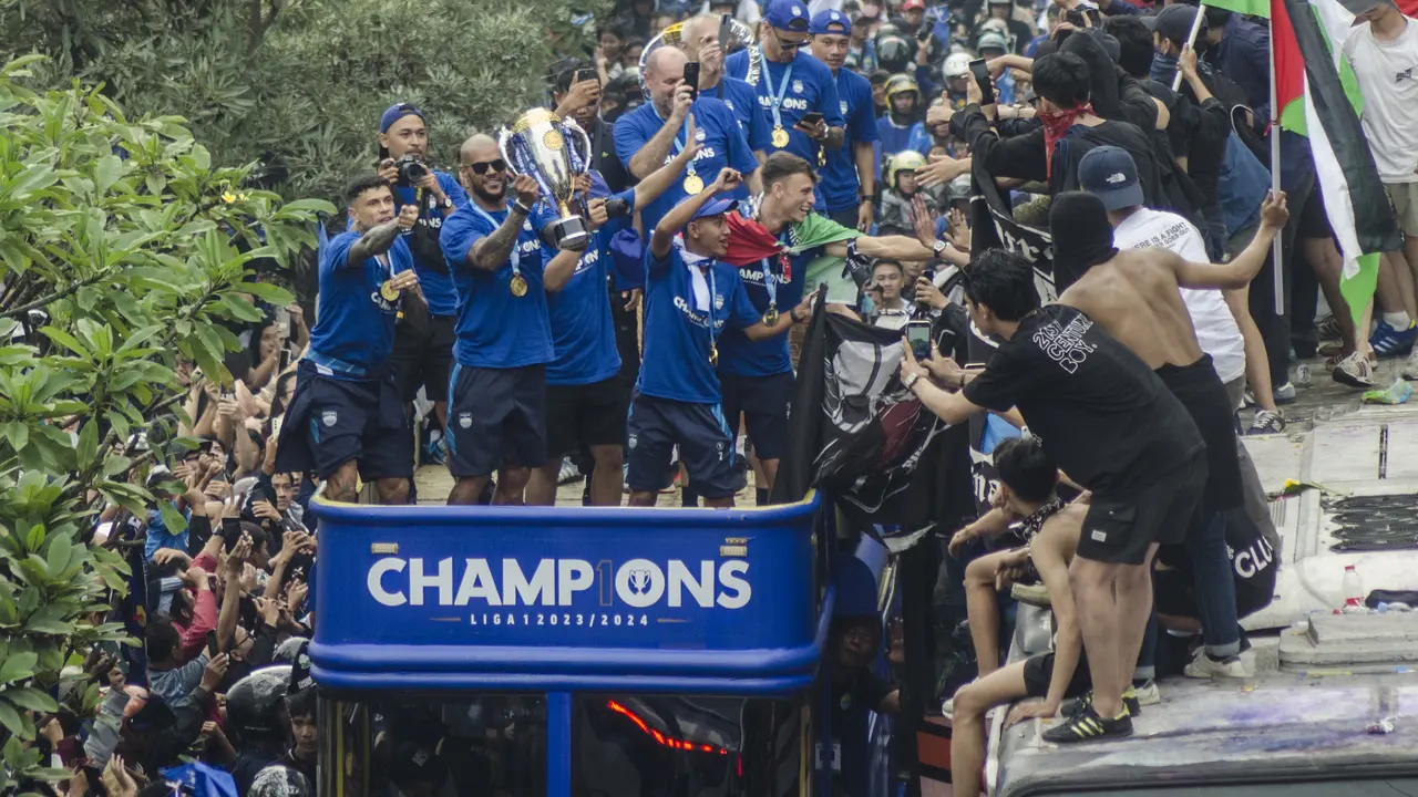 pawai persib bandung bobotoh