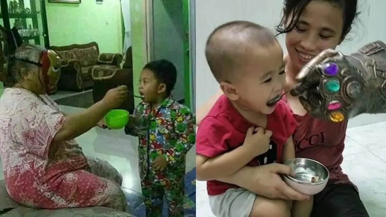 6 Potret Nyeleneh Emak-Emak Saat Asuh Anak Ini Bikin Geleng Kepala