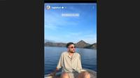 Instastory&nbsp;Nicholas Tagliafico di Labuan Bajo.