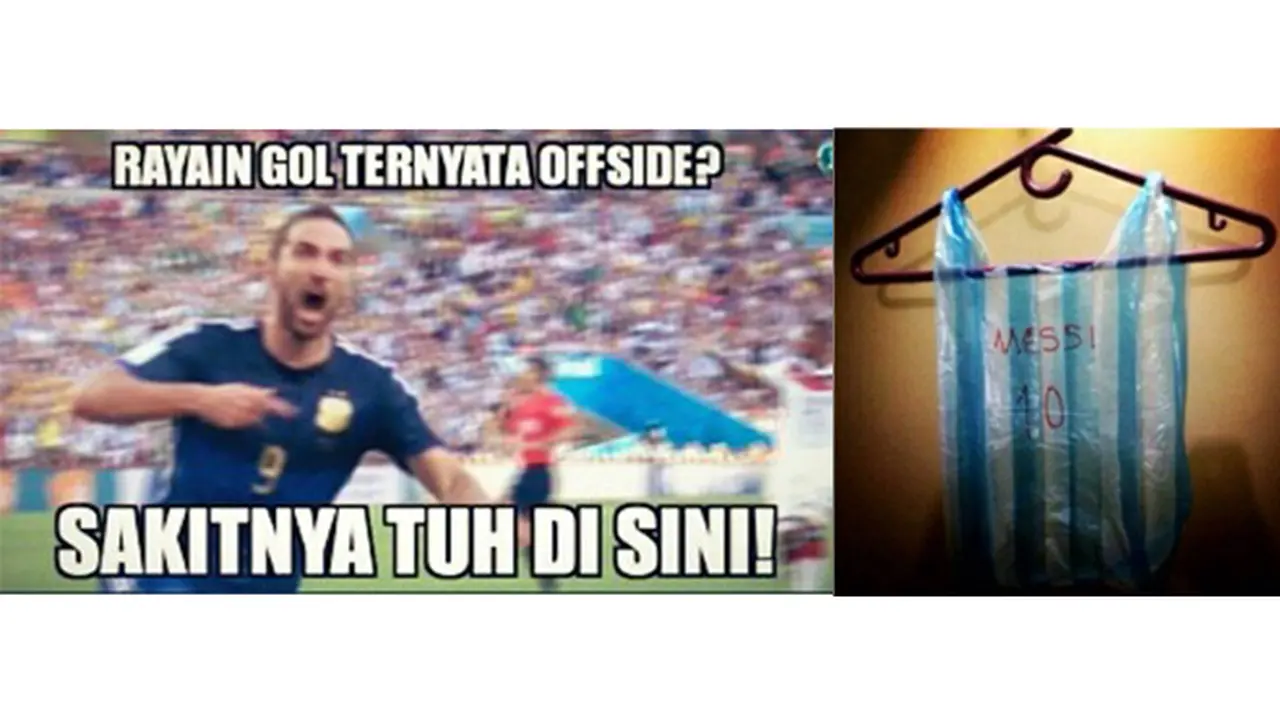 Meme Final Argentina-Jerman Nongol di Media Sosial