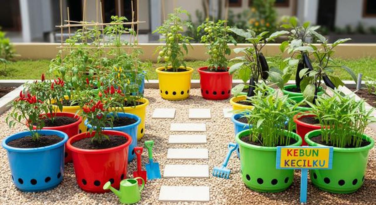 10 Model Kebun Mini untuk Anak-anak Belajar Berkebun di Rumah, Seru dan Edukatif