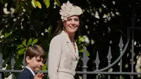Kate Middleton Tanggalkan Biru untuk Setelan Putih Gading, Kebaktian Paskah Pertama Sejak 2023