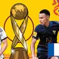 Banner Infografis Jerman vs Prancis Road to Final Piala Dunia U-17 2023, Head to Head dan Rekor&nbsp;(Liputan6.com/Abdillah)