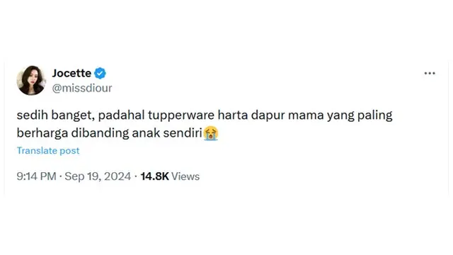 6 Cuitan Sedih Netizen Tupperware Bangkrut, Tak Ada Lagi Drama Dimarah Ibu