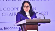 Menteri Pemberdayaan Perempuan dan Perlindungan Anak (PPPA) RI Bintang Puspayoga membuka secara resmi acara 'ASEAN Regional Dialogue on Child Online Protection 2023' yang mengangkat tema &ldquo;Racing against the clock: Pushing forward with Child Online Protection in the ASEAN Region&rdquo; Consolidating of Regional Cooperation under the Indonesia ASEAN Chairmanship 2023 di Jakarta, Selasa (26/9/2023). (Dok Kementerian Pemberdayaan Perempuan dan Perlindungan Anak RI)