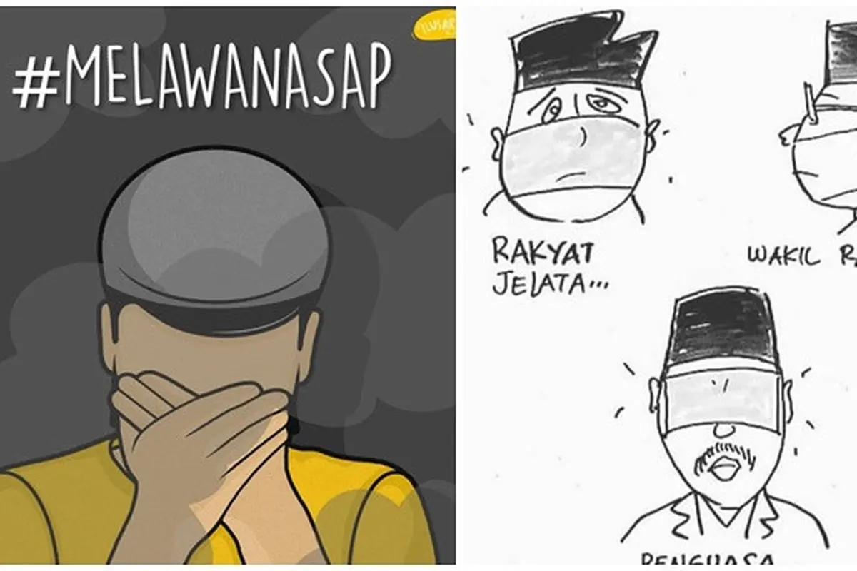 Aksi Protes Netizen Saat Melawan Asap Ini Bikin Terenyuh