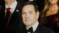 Marco Rubio sebagai menteri luar negeri, menteri pertama kabinet Presiden Donald Trump. (AP)