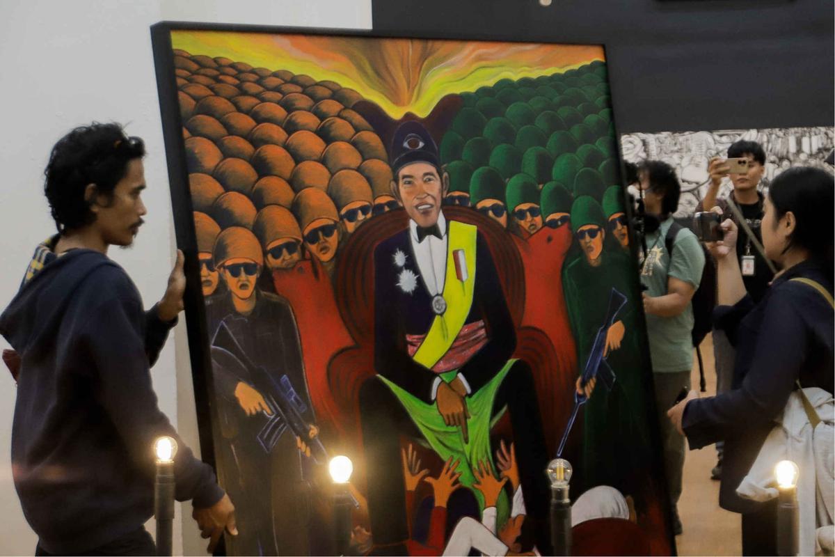 Lukisan Yos Suprapto diturunkan dari Galeri Nasional