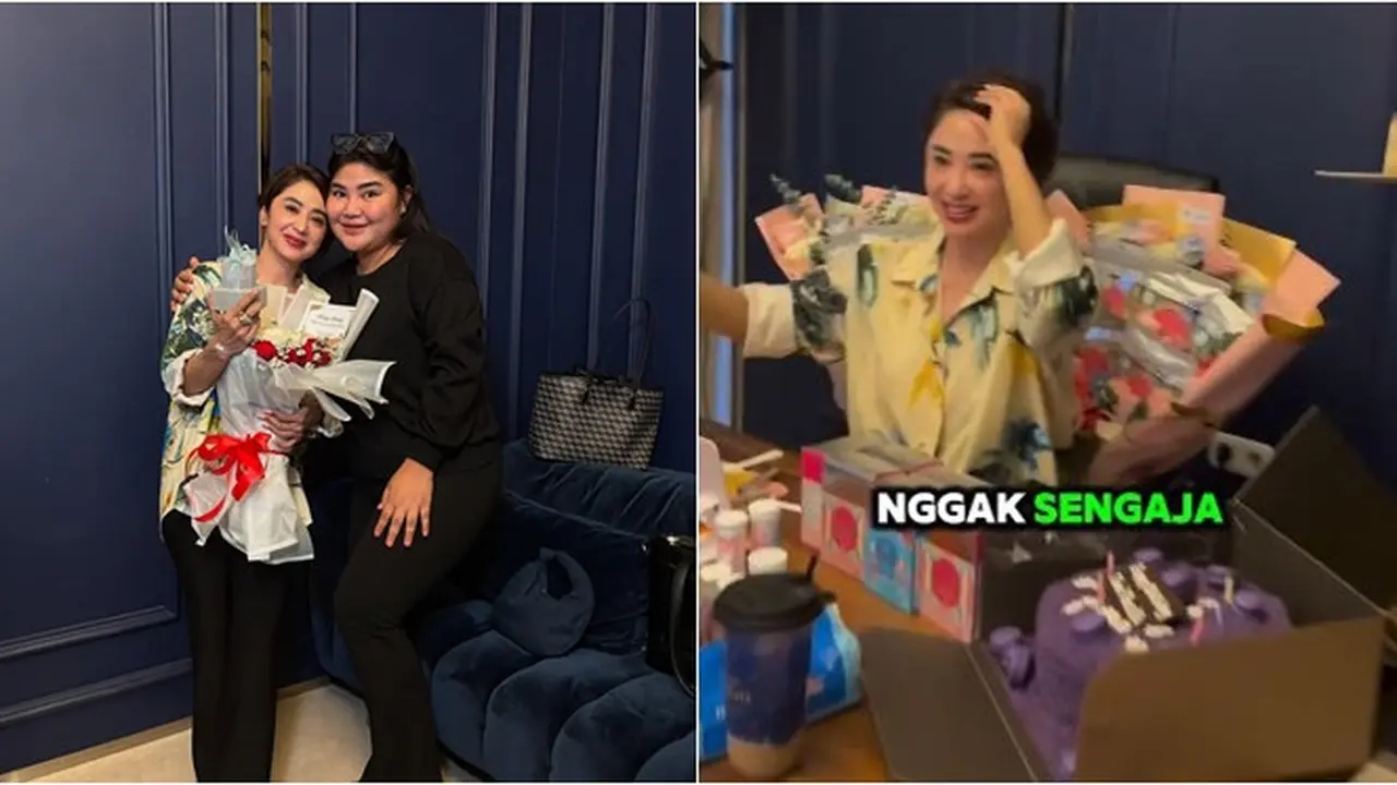 6 Momen Kejutan Ulang Tahun Dewi Perssik ke-39 dari Kerabat, Bahagia Bertambah