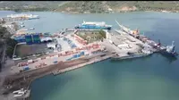Kementerian Perhubungan cq Direktorat Jenderal Perhubungan Laut resmi mengimplementasikan National Logistic Ecosystem (NLE) di Pelabuhan Lembar, NTB (dok: Kemenhub)