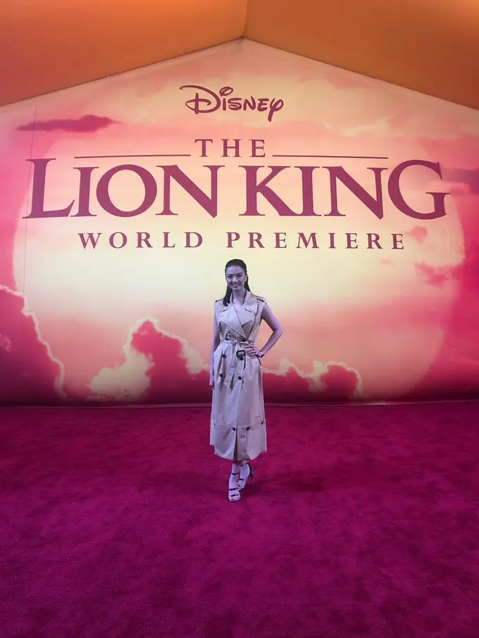 [Fimela] Raline Shah di Premiere The Lion King di Hollywood