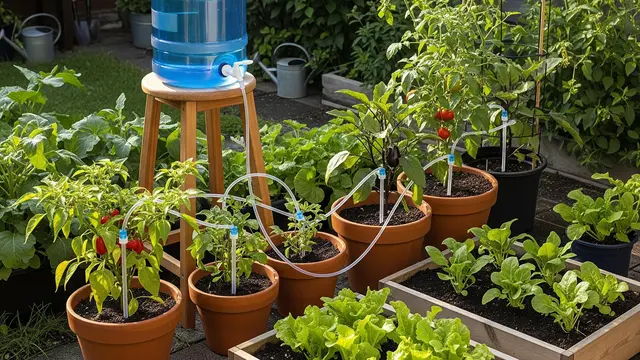 Desain Pengairan Otomatis untuk Tanaman Sayur Selama Ditinggal Mudik (AI)