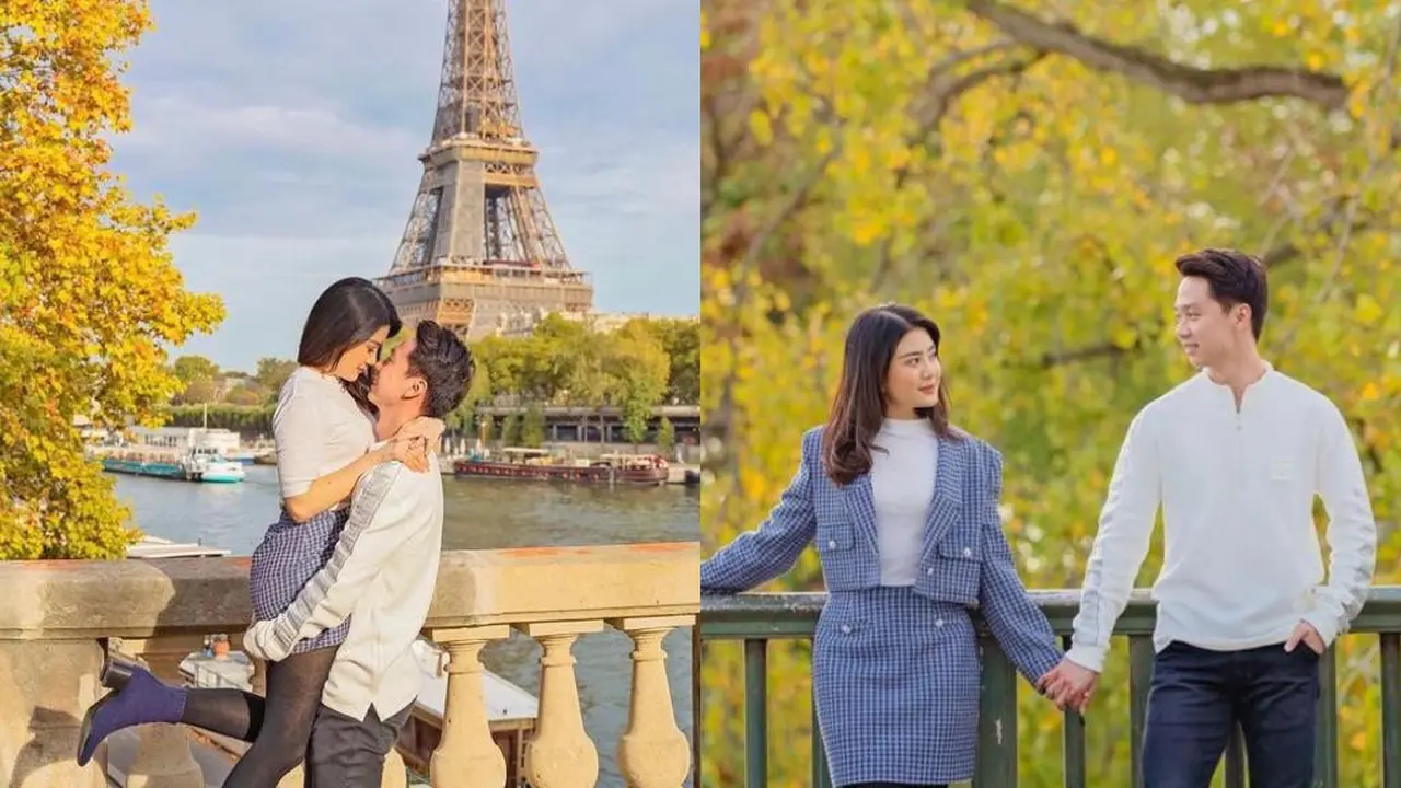 Jelang Pernikahan, Intip 6 Gaya Kompak Valencia Tanoe dan Kevin Sanjaya Berlibur di Paris