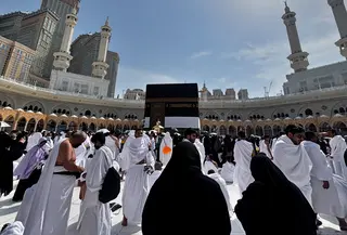 Suasana Masjidil Haram di musim haji 2026 pada 23 April 2026. (Liputan6.com/Asnida Riani/MCH 2026)