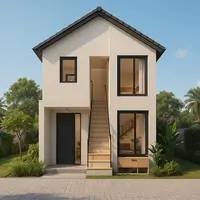 Desain Rumah 6X10 Memanjang 2 Lantai