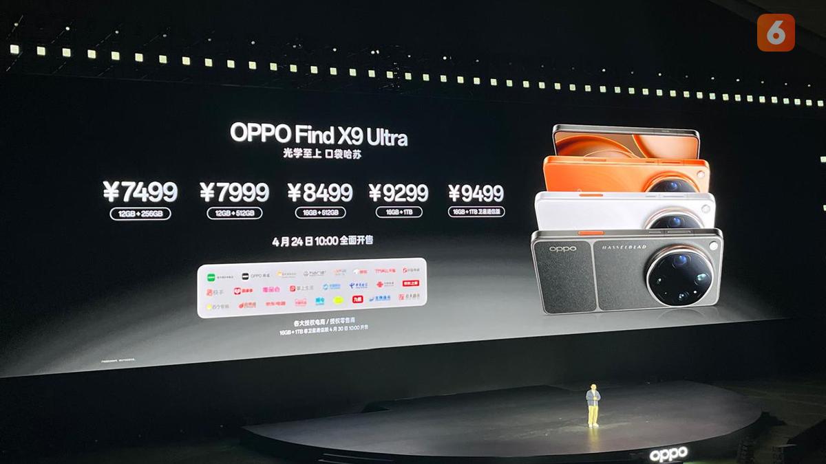 Laporan Liputan6.com dari Chengdu: Ini Harga Oppo Find X9 Ultra, Ada Promo dan Bonus untuk Konsumen Indonesia