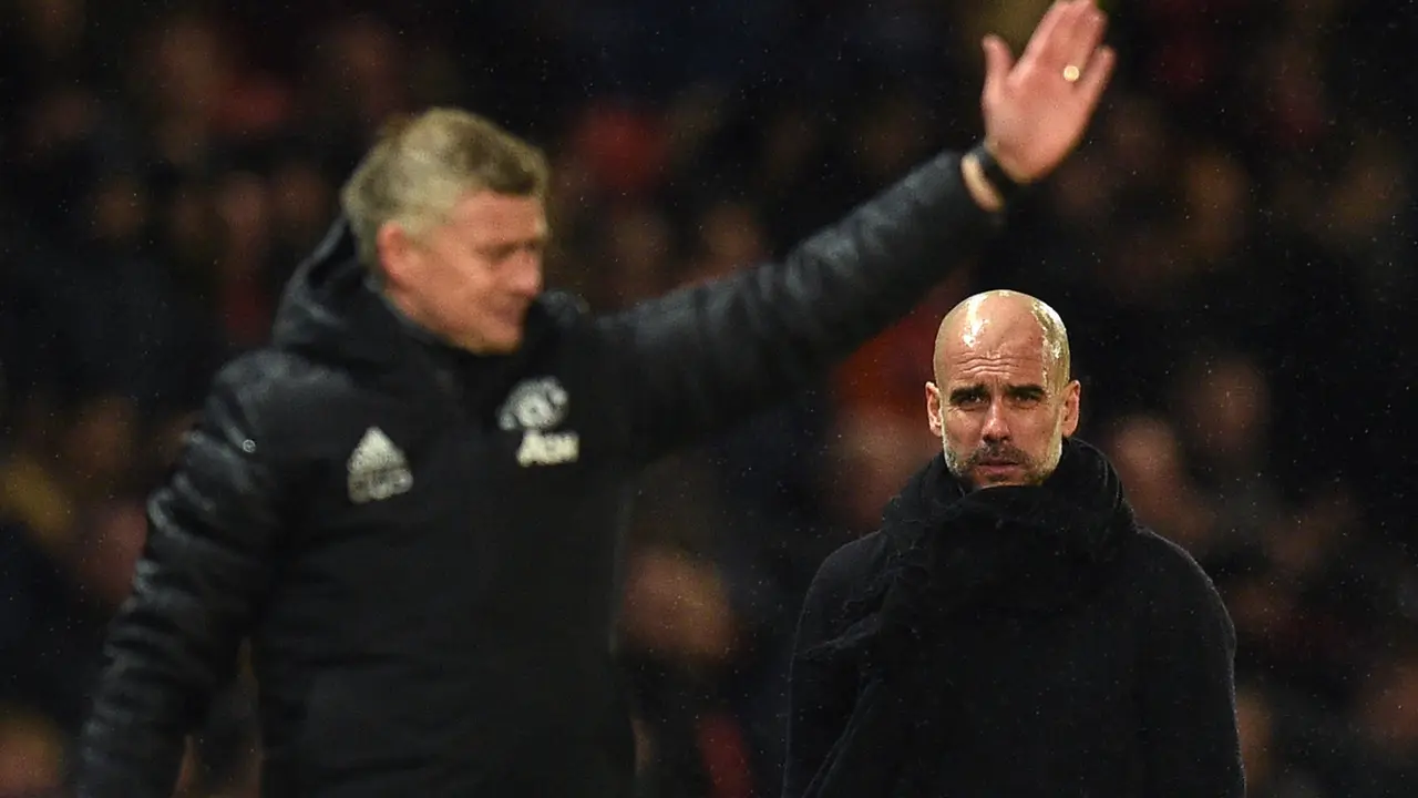 Ekspresi Pep Guardiola Saat Manchester City Dihajar MU