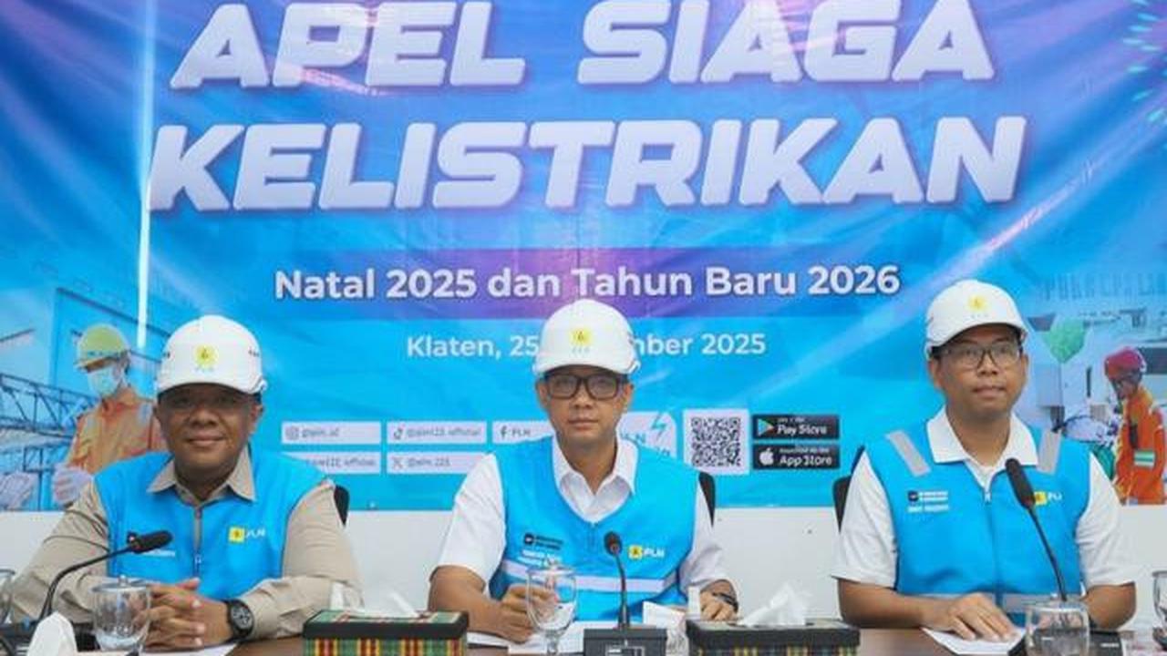 Pasok Listrik 19.228 MW, PLN Siap Jaga Terang Tahun Baru 2026