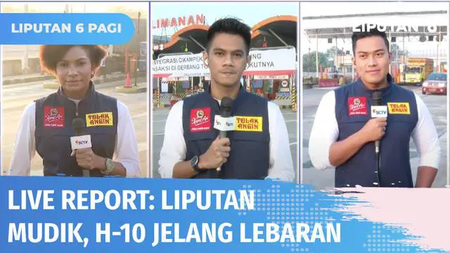VIDEO: Live Report: Liputan Mudik 2022, H-10 Jelang Lebaran