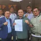 Pengurus DPC PKB Kota Depok melaporkan Lukman Edy ke Polres Metro Depok (Liputan6.com/Dicky Agung Prihanto)