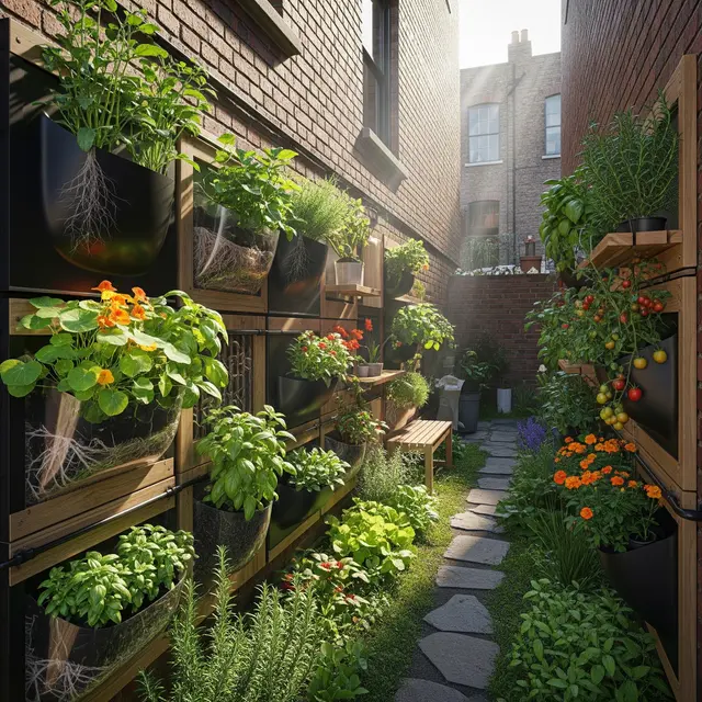 Untuk Lahan Sempit, Kebun Tetap Bisa Dibuat dengan Memanfaatkan Vertical Gardening
