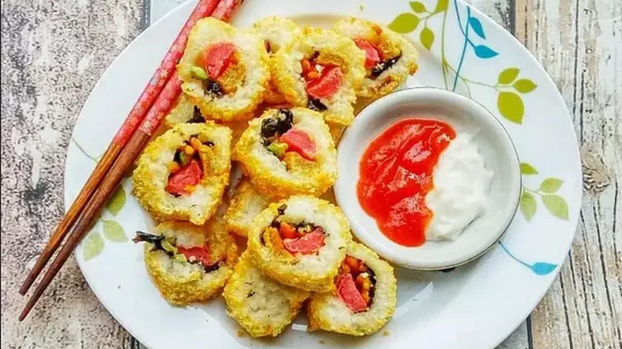 2. Resep Sushi Crispy Roll<br>