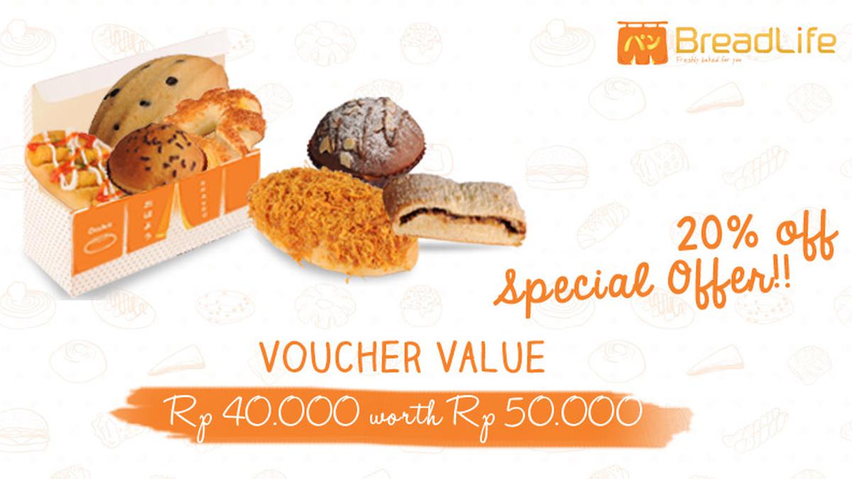 Breadlife Diskon 20 Persen di lakupon.com - Lifestyle Liputan6.com