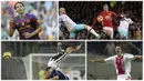 Zlatan Ibrahimovic pernah meraih gelar juara liga di empat negara. Inilah 7 klub top Eropa yang pernah diperkuatnya. (AFP) 