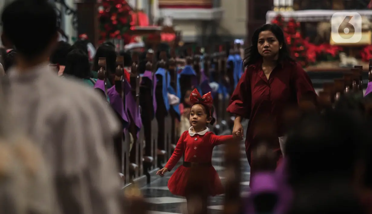 Tahun ini, Gereja Katedral Jakarta juga menjadwalkan rangkaian Misa Keluarga Natal tahun 2024. (Liputan6.com/Angga Yuniar)