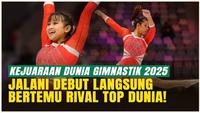 Perasaan Pesenam Putri Indonesia Melihat Rival Pesenam Top Dunia di Kejuaraan Dunia Gimnastik 2025