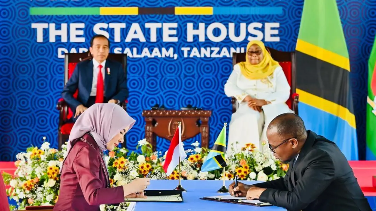 Pertamina menandatangani kerja sama energi di bidang eksplorasi dan produksi hulu serta hilir migas di Tanzania.
