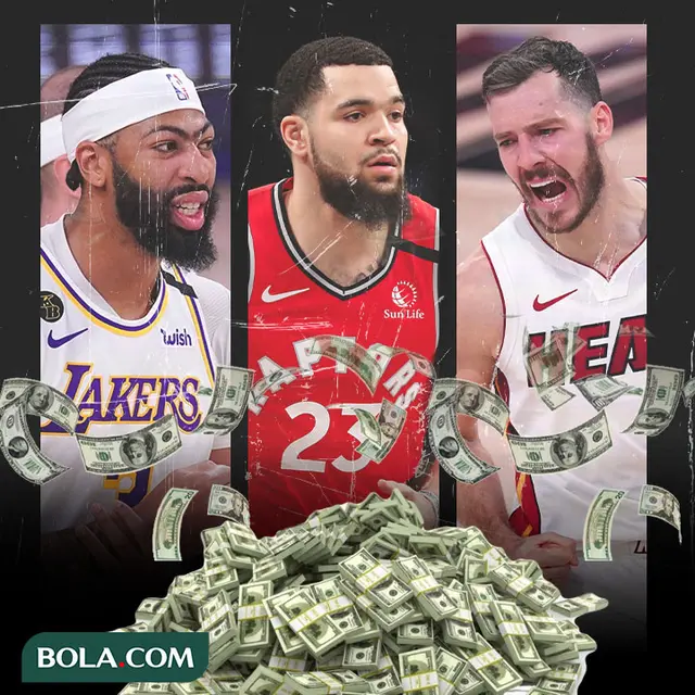 NBA - Anthony Davis, Fred VanVleet, Goran Dragic