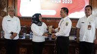 Kegiatan evaluasi penilaian Innovative Government Award (IGA) Tahun 2022 di Mojokerto, Jawa Timur.