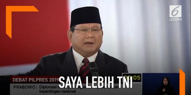VIDEO: Prabowo Sebut Dirinya Lebih TNI dari yang Lain