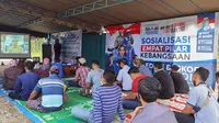 Ibas kembali menyalurkan bantuan alat tani pada acara Sosialisasi 4 Pilar MPR RI di Ponorogo, Trenggalek, dan Pacitan, Jumat 30 Juli 2021. (Ist)