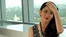 Dalam usaha yang digelutinya ini, Cynthia sampai mengunjungi beberapa negara demi kebutuhan produksi pakaiannya, Jakarta , Kamis (10/7/14) (Liputan6.com/ Miftahul Hayat) 