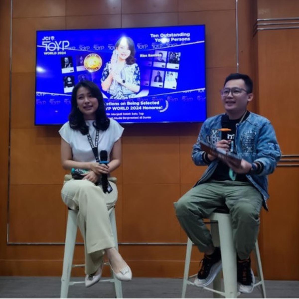 Risa Santoso, Rektor Institut Asia Masuk Daftar Ten Outstanding Young Persons  2024