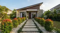 8 Ide Taman Kering Kombinasi Pucuk Merah, Inspirasi Estetik yang Mudah Ditiru