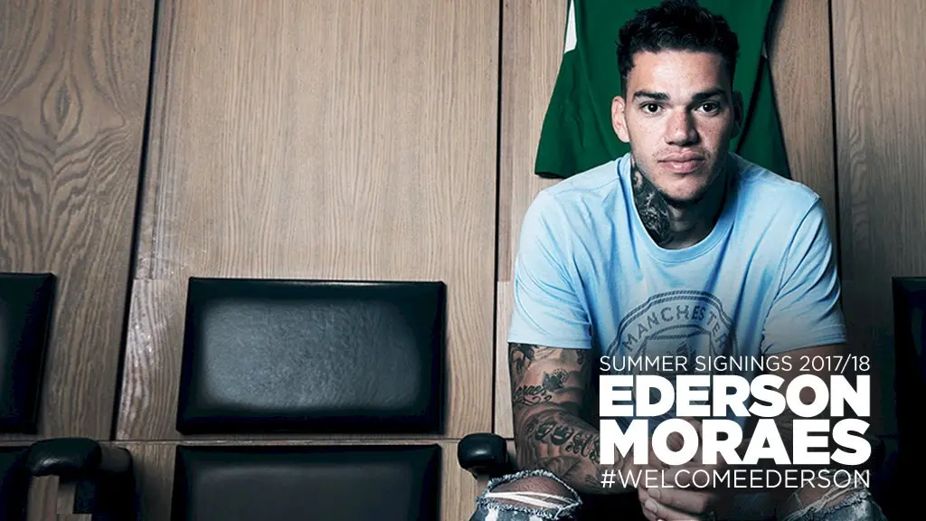 Ederson Moraes merupakan satu di antara pembelian terpenting Manchester City pada bursa transfer musim panas 2017-18. (doc. Manchester City)